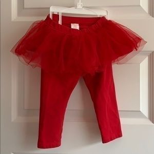 Gymboree 18-24 leggings with tutu
